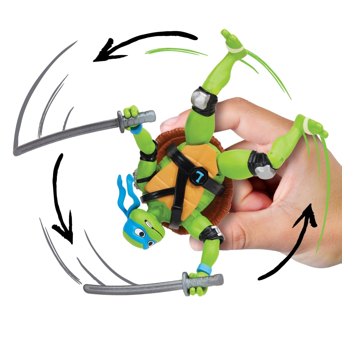 TURTLES NINJA SHELL SPIN LEONARDO