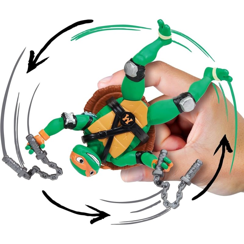 TURTLES NINJA SHELL SPIN MICHELANGELO