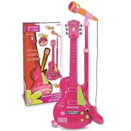 Chitarra Rock con Microfono da Palco