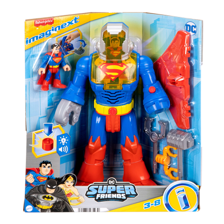 IMAGINEX SUPER FRIENDS SUPERMAN C/ROBOT