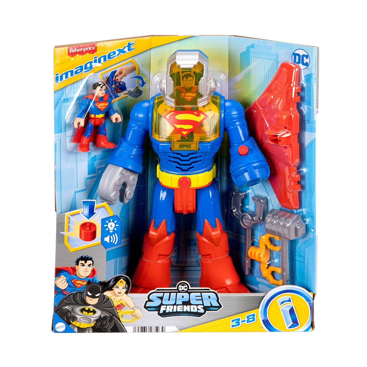 IMAGINEX SUPER FRIENDS SUPERMAN C/ROBOT