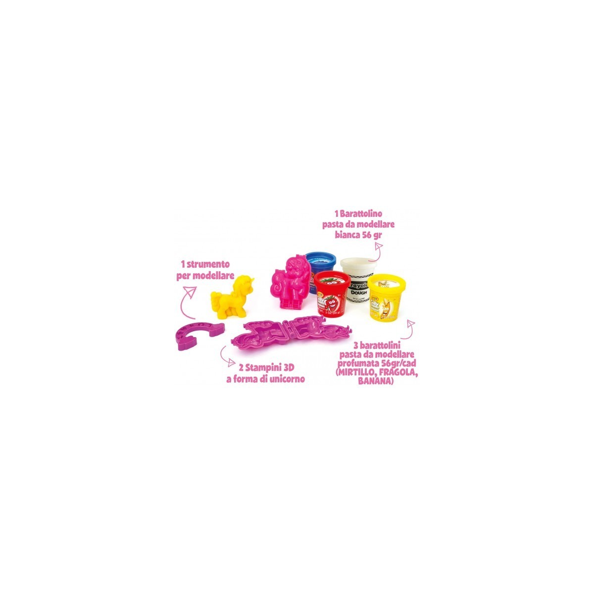 SILLY SCENT DOUGH SET CREA E MOD. UNICORNO