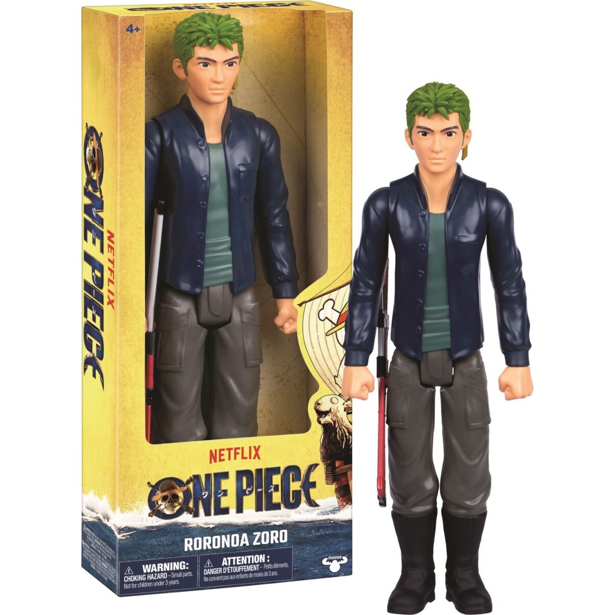 ONE PIECE NETFLIX RORONOA ZORO 30CM.