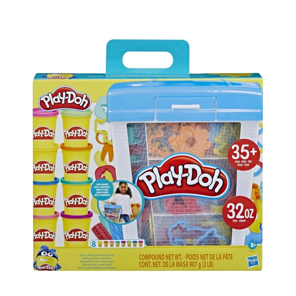 PLAY-DOH VALIGETTA SET CREATIVO 35+ ACCESSORI