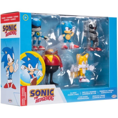 SONIC THE HEDGEHOG SET 5 PERSONAGGI