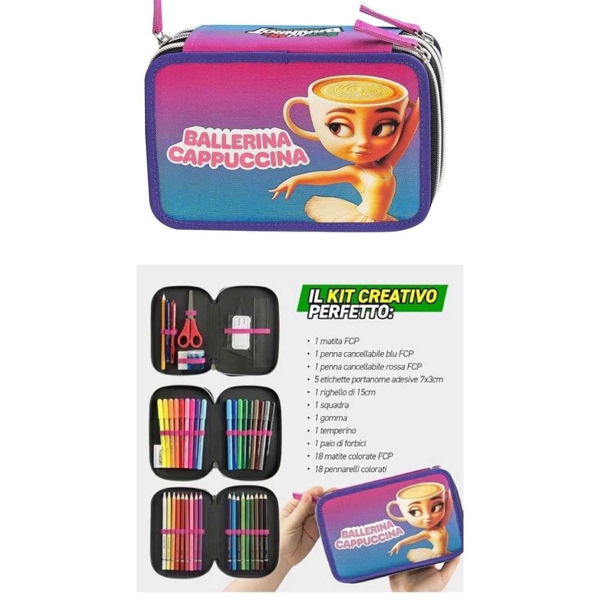 ITALIAN BRAINOT  AST.CORR.3 ZIP BALLERINA CAPPUCCINO