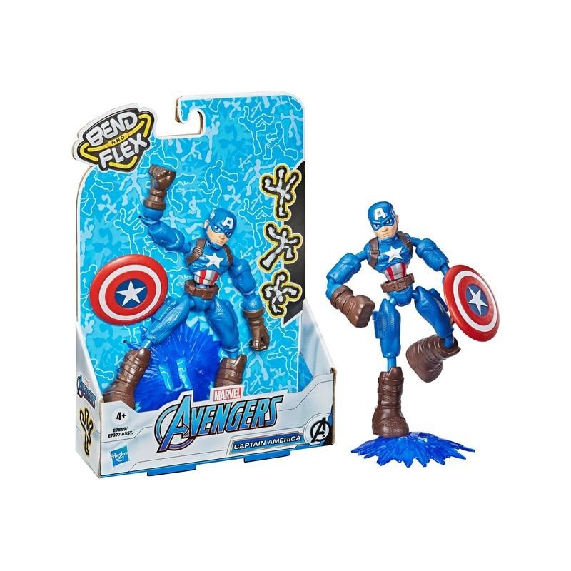 AVENFERS CAPITAN AMERICA PERS. BEND AND FLEX