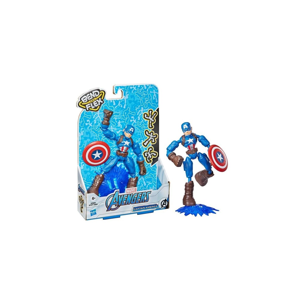 AVENFERS CAPITAN AMERICA PERS. BEND AND FLEX