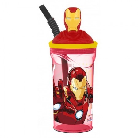 AVENGERS IRON MAN BICCHIERE 3D