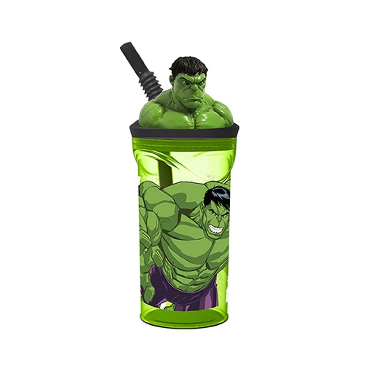 HULK BICCHIERE 3 D