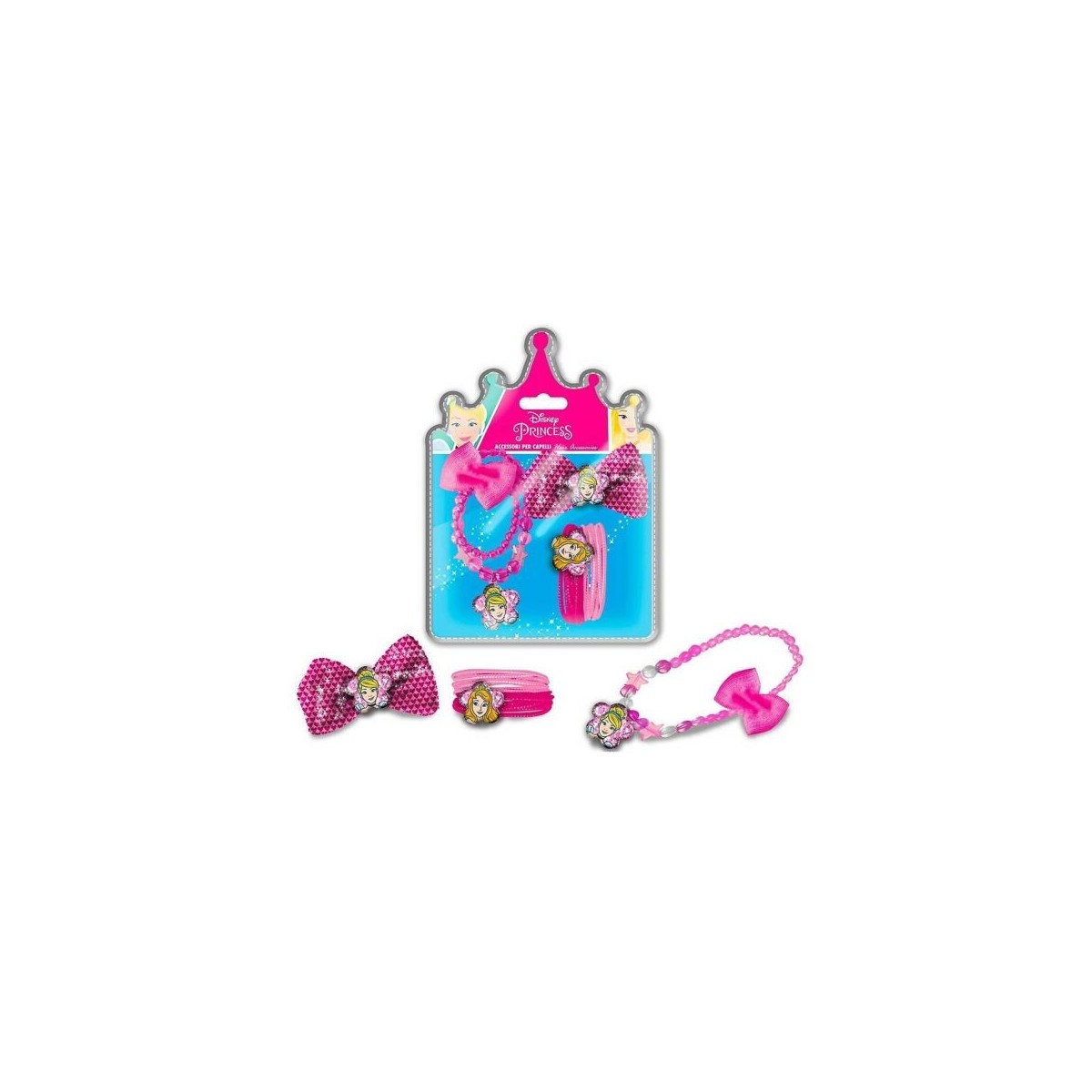 PRINCESS COLLANA C/ACC. CAPELLI