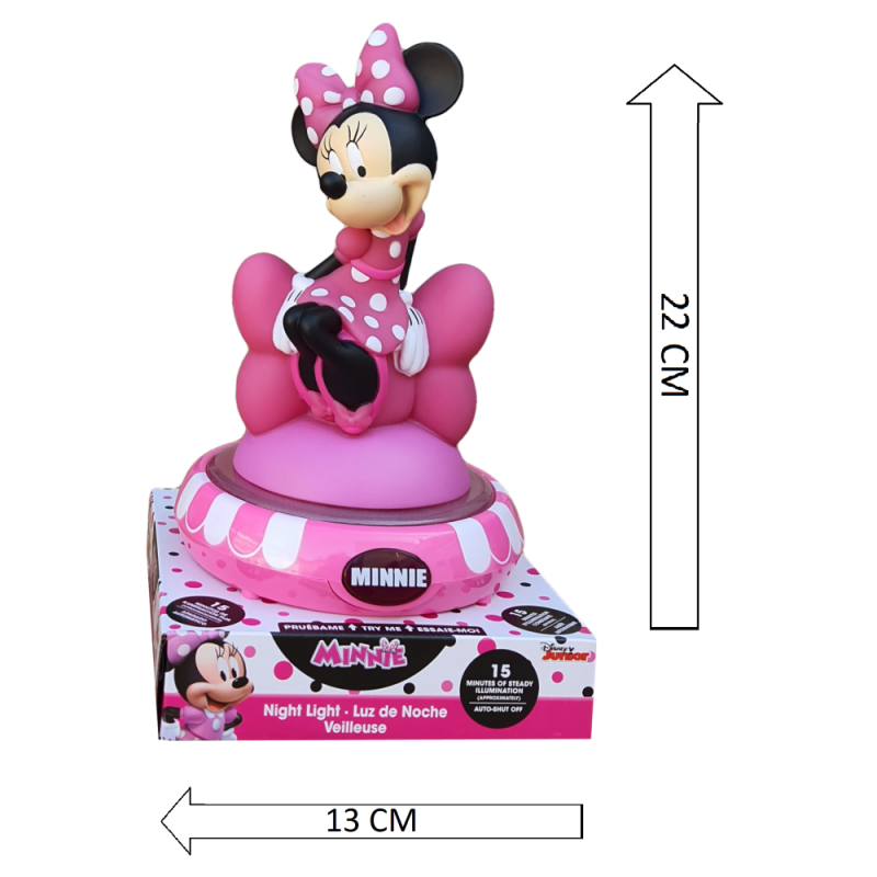 MINNIELAMPADA 3D CON FORMA