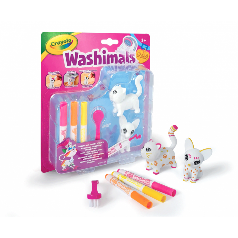 WASHANIMALS PET SET RICARICA GATTINO E CAGNOLINO