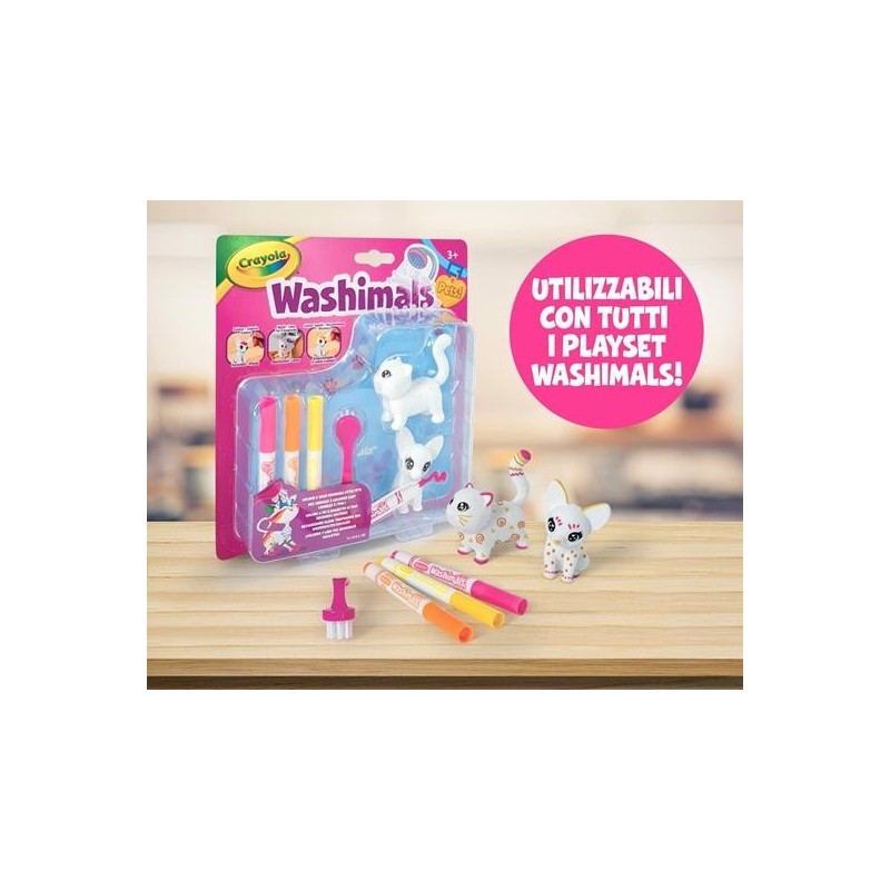 WASHANIMALS PET SET RICARICA GATTINO E CAGNOLINO