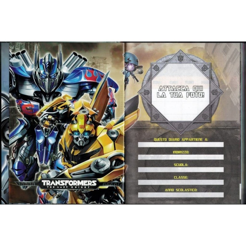 TRASFORMERS DIARIO 12 MESI