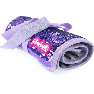 GIRABRILLA PUFFER PENCIL CASE VIOLA