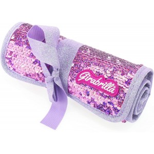 GIRABRILLA PUFFER PENCIL CASE VIOLA