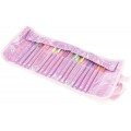 GIRABRILLA PUFFER PENCIL CASE VIOLA