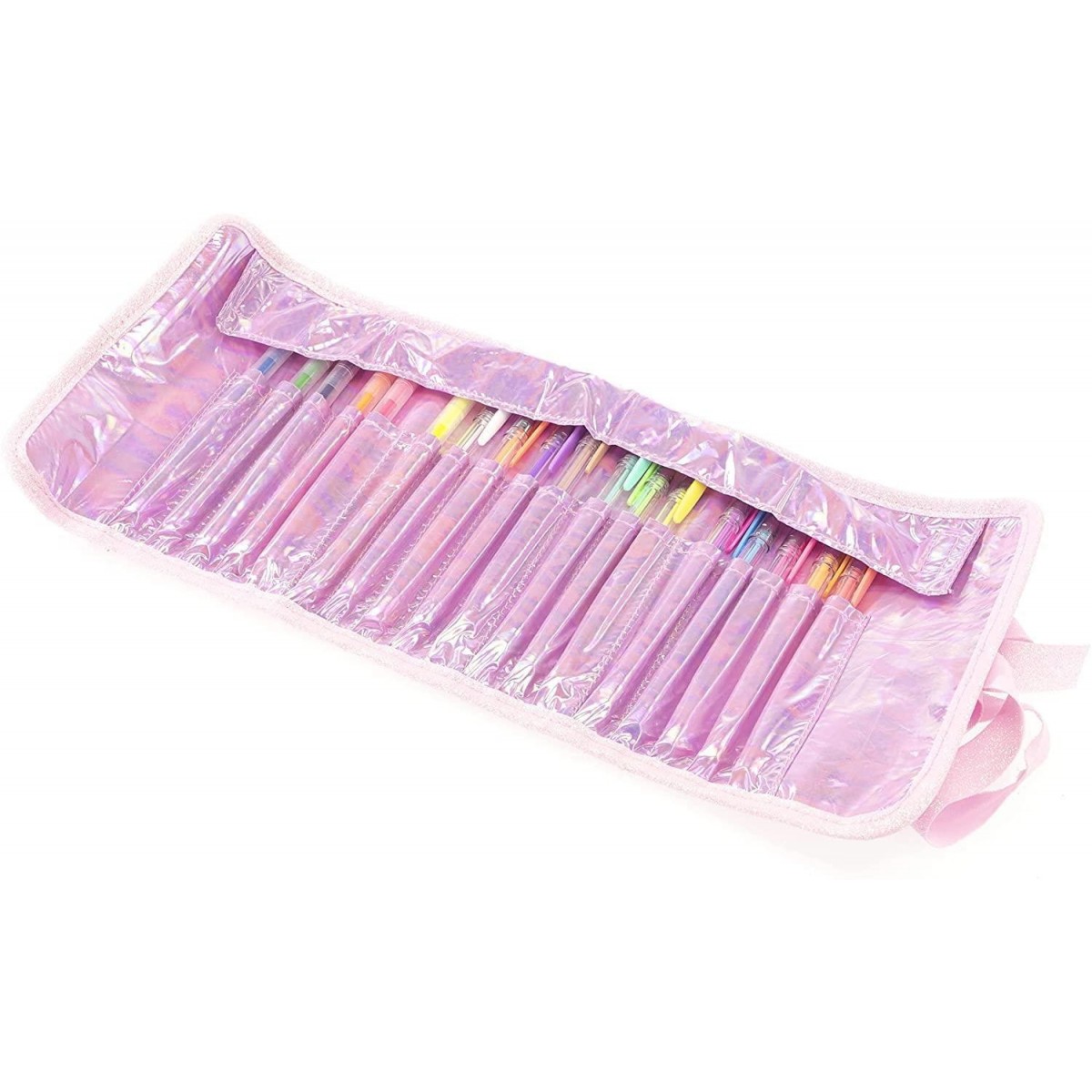 GIRABRILLA PUFFER PENCIL CASE VIOLA