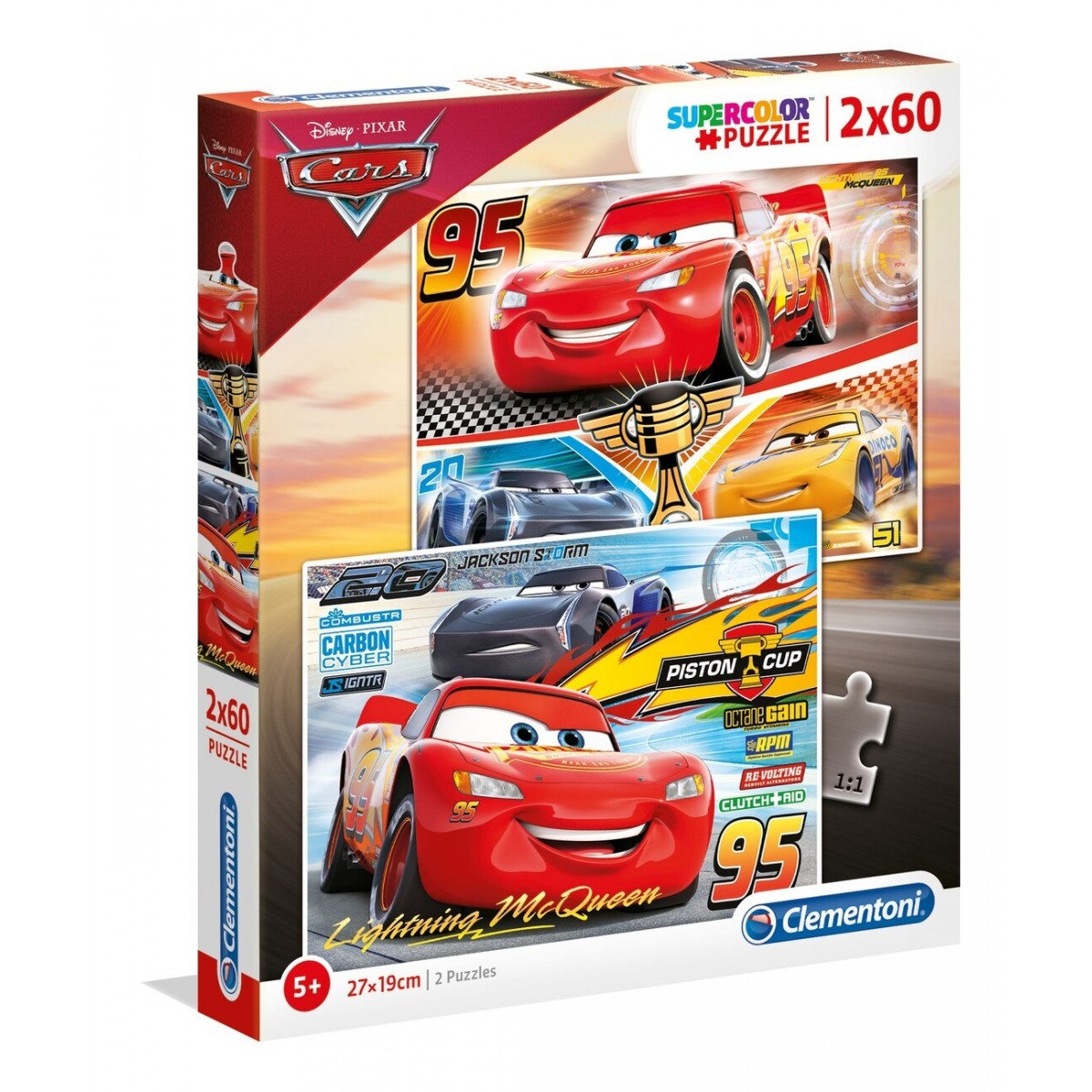 CARS PUZZLE 2X60PZ.