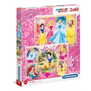PRINCESS PUZZLE 2X60PZ.