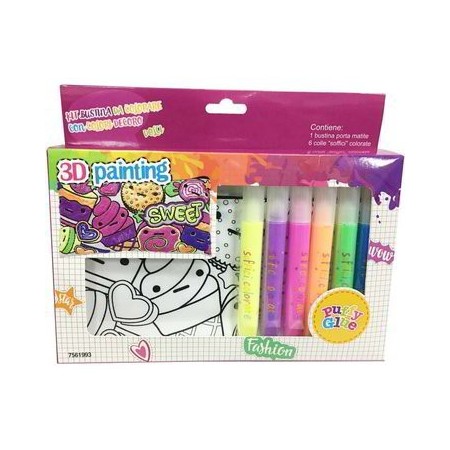 3D PAINTING KIT BUSTINA DA COLORARE