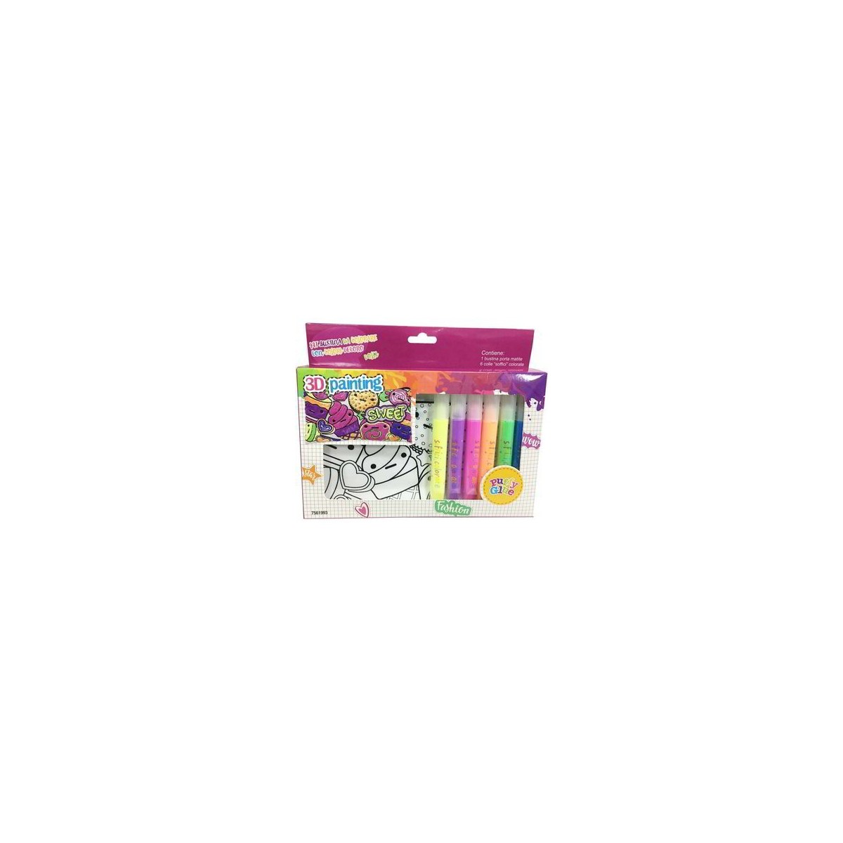 3D PAINTING KIT BUSTINA DA COLORARE