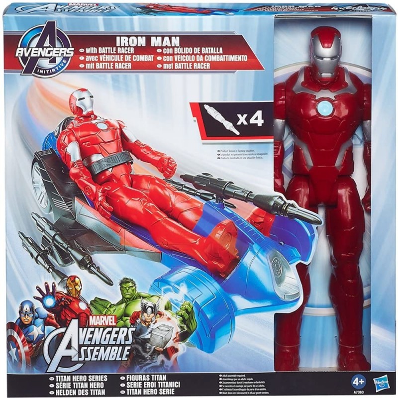 AVENGERS IRON MAN C/VEICOLO DA COMBATTIMENTO