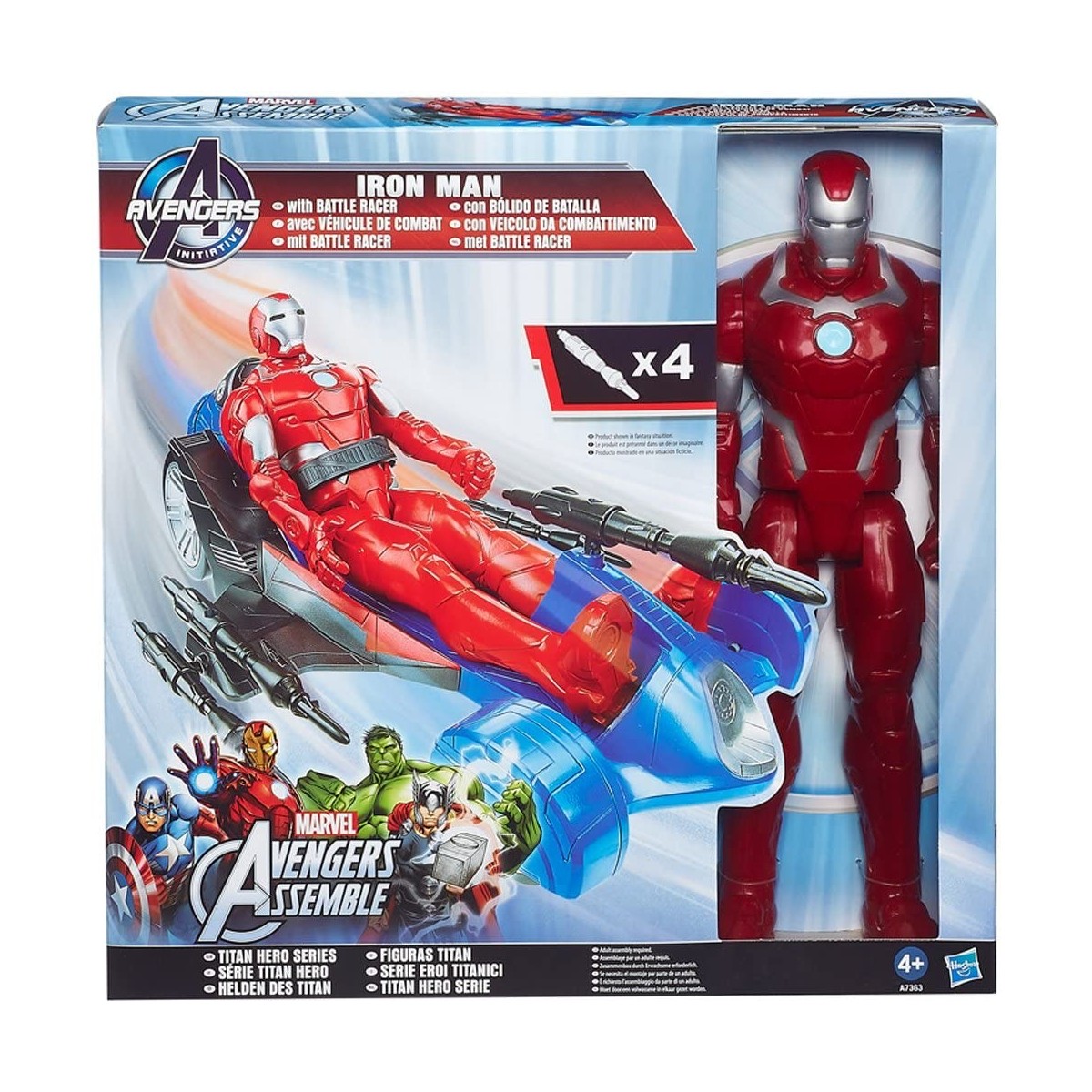 AVENGERS IRON MAN C/VEICOLO DA COMBATTIMENTO