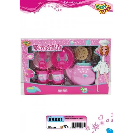 L'ORA DEL TE' SET CON BISCOTTI