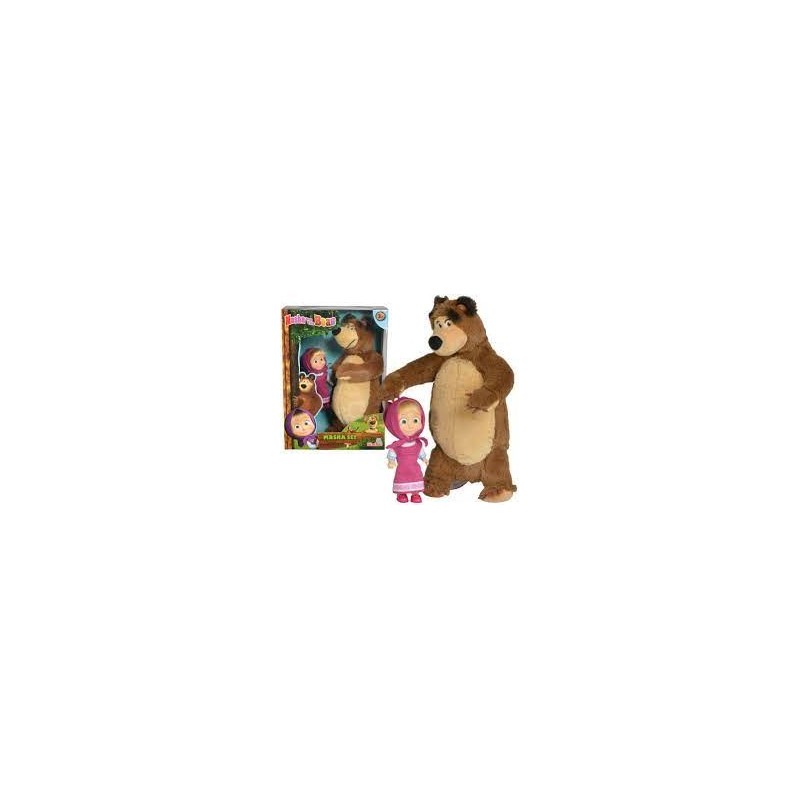 MASHA E ORSO SET BAMBOLA C/ORSO GRANDE