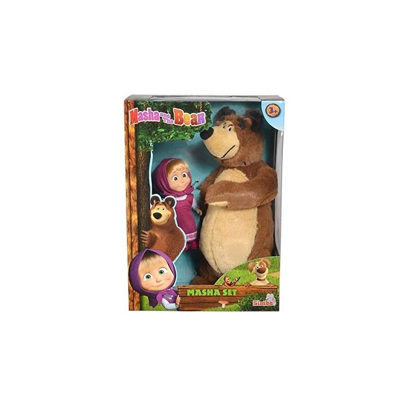 MASHA E ORSO SET BAMBOLA C/ORSO GRANDE