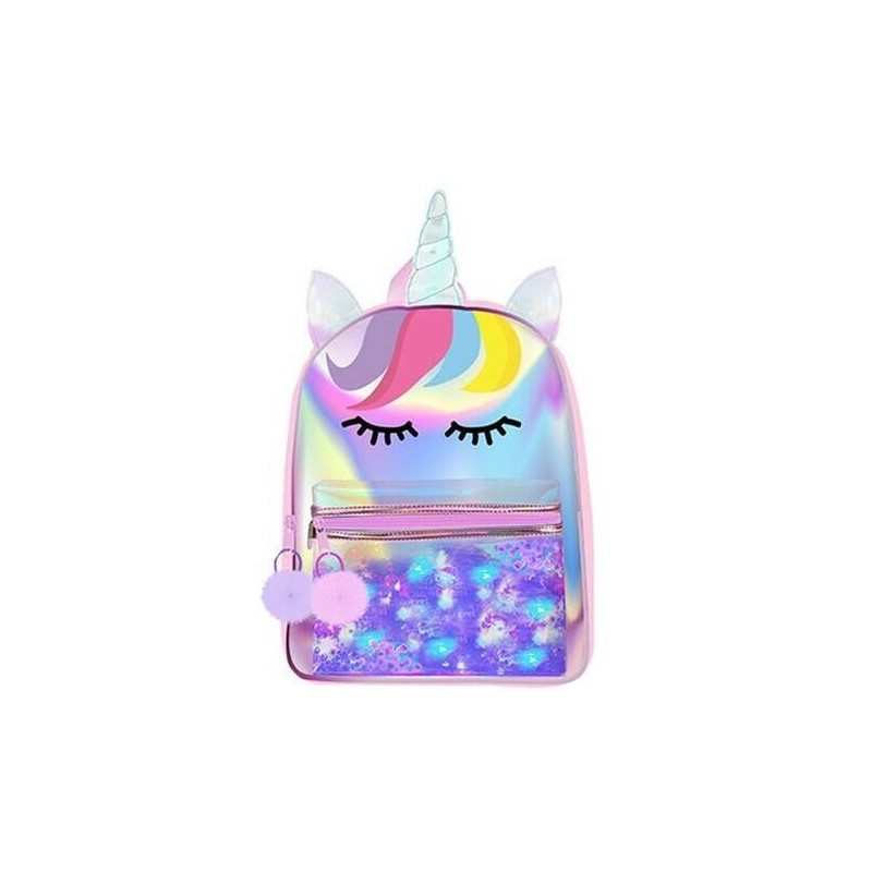 PLAYTOY ZAINO ASILO UNICORNO CON LED