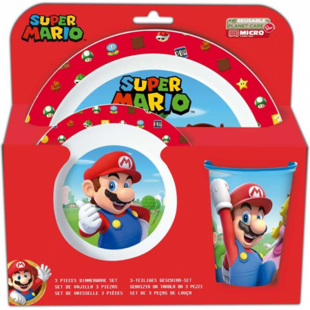 SUPERMARIO SET PRANZO 3PZ.