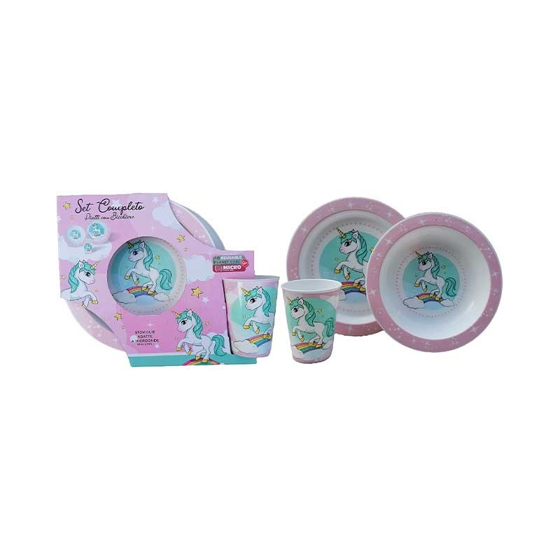 UNICORN SET PRANZO 3PZ.