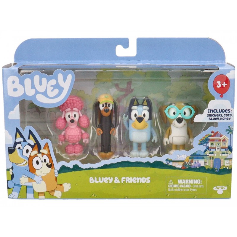 BLUEY SET 4 PERSONAGGI