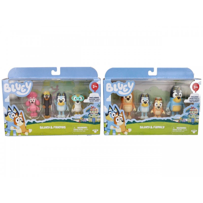 BLUEY SET 4 PERSONAGGI
