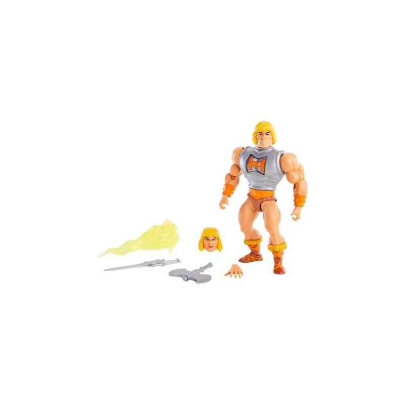 MASTER OF THE UNIVERSE BATTLE ARMOR HE-MAN CON ACCESSORI