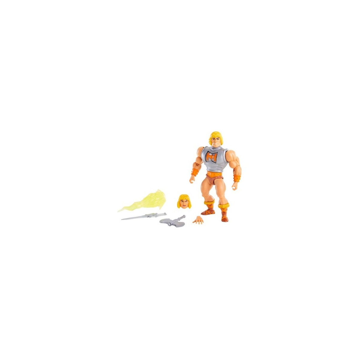 MASTER OF THE UNIVERSE BATTLE ARMOR HE-MAN CON ACCESSORI