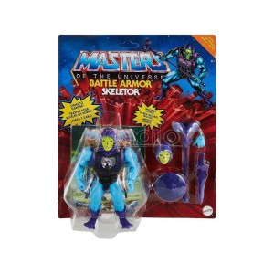 MASTER OF THE UNIVERSE BATTLE ARMOR SKELETOR CON ACCESSORI