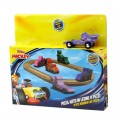 TOPOLINO PISTA AUTO IN LEGNO 11 PEZZI