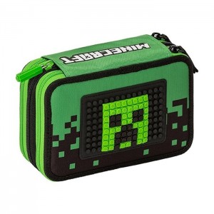 MINECRAFT AST. CORREDO 3 ZIP CON PIXELS C/PENNA FRIXION