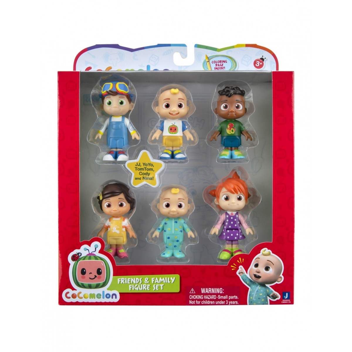 COCOMELON FAMILY & FRIENDS 6 PACK