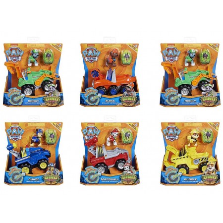 PAW PATROL PERS. C/VEICOLO DINO RESCUE