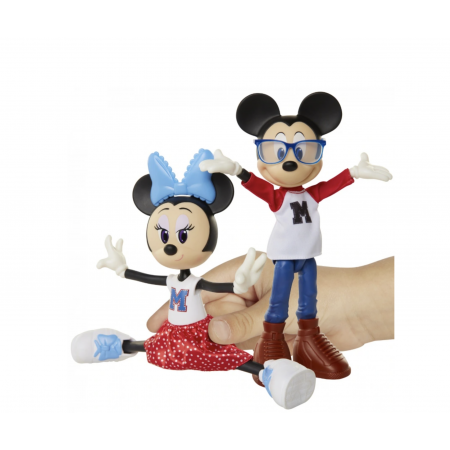 MINNIE & MICKEY 24CM. SET 2 FASHION DOLL COLLEGE