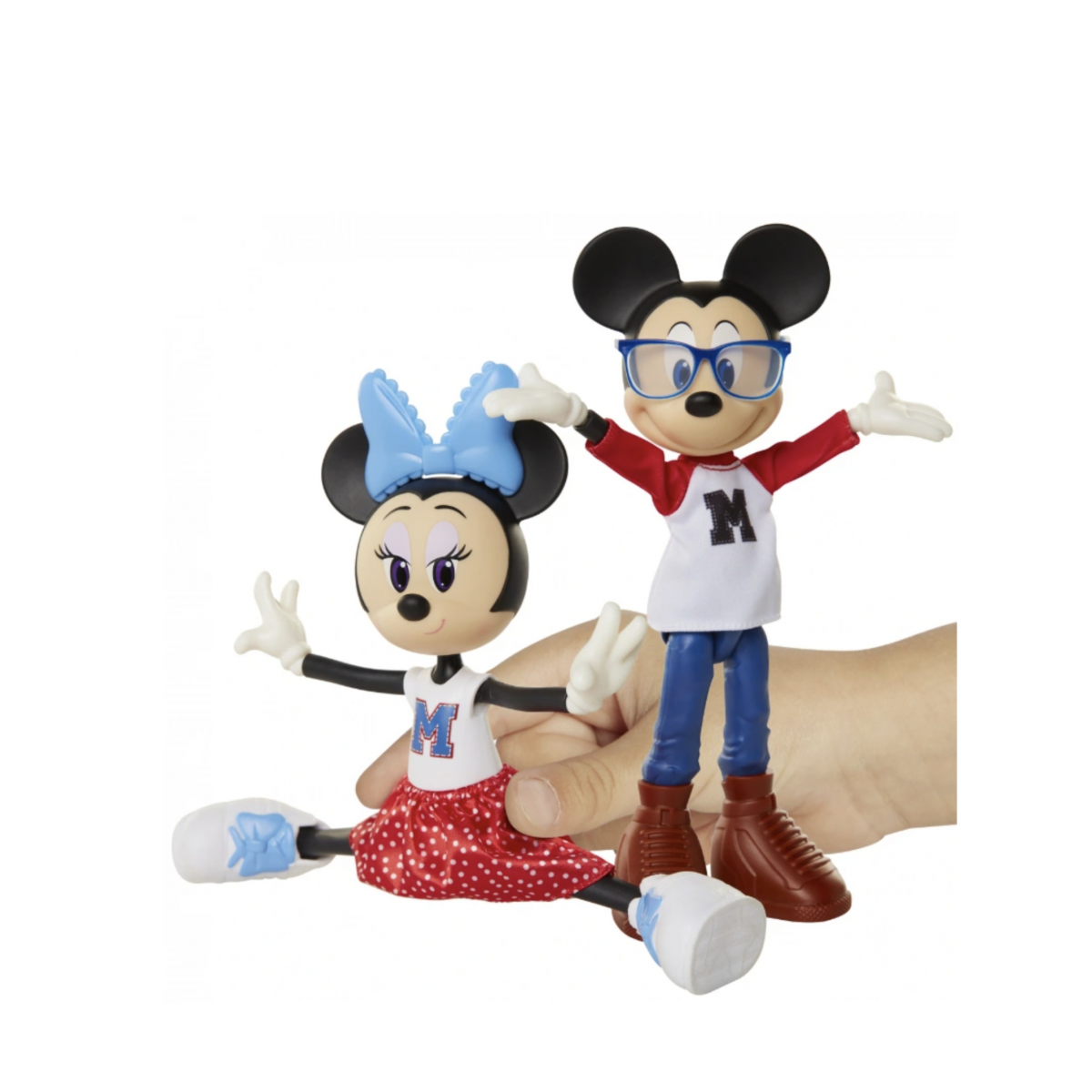 MINNIE & MICKEY 24CM. SET 2 FASHION DOLL COLLEGE