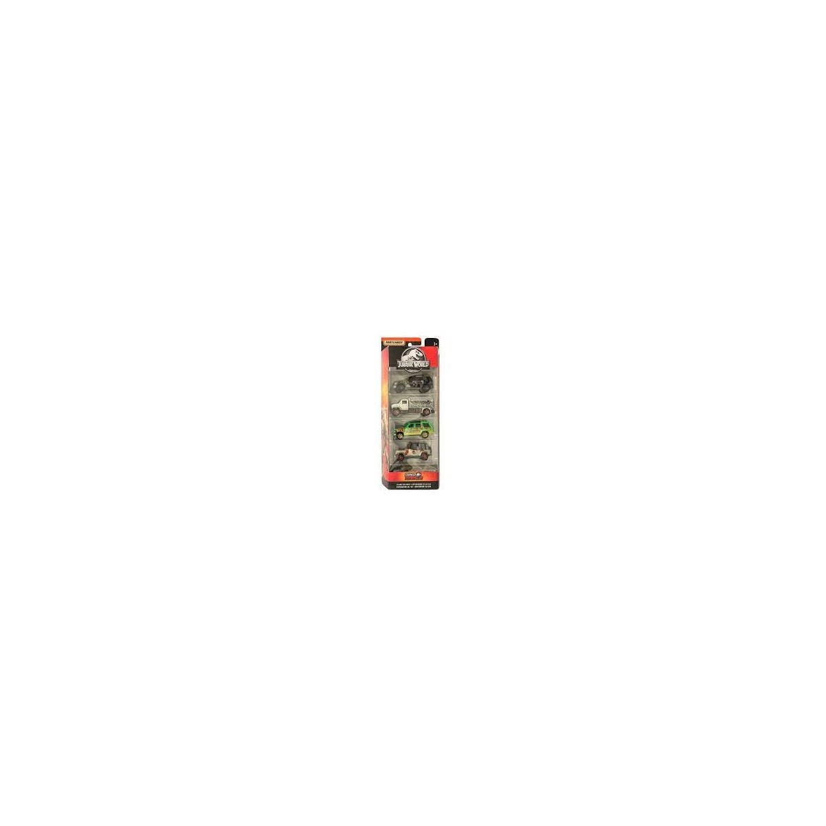MATCHBOX JURASSIC WORLD CONFEZIONE 5 VEICOLI