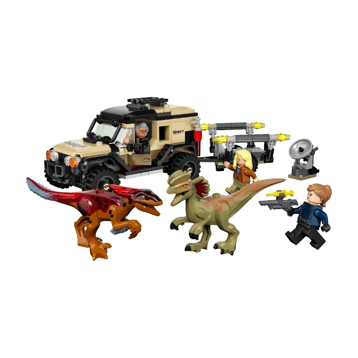 LEGO FRIENDS TRASPORTO DEL PIRORAPTOR E DEL DILOFOSAURO 76951