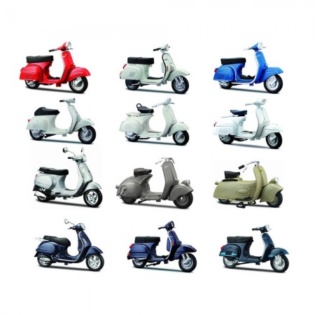 MAISTO VESPA COLLECTION 1/18