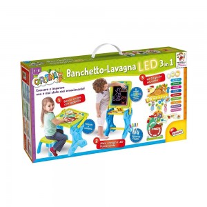 CAROTINA BANCHETTO LED GIOCO E IMPARO 3 IN 1